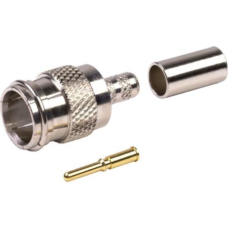Mini-UHF Male Crimp Quick Disconnect Connector for RG-58/U
