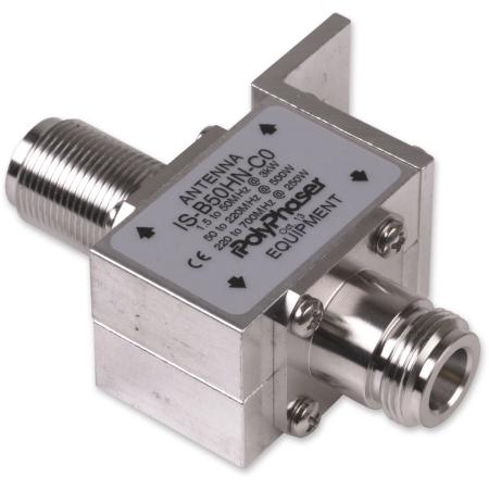 1.5 - 700 MHz 3 kW Coaxial RF Surge Protector with N Female - N Female Bulkhead