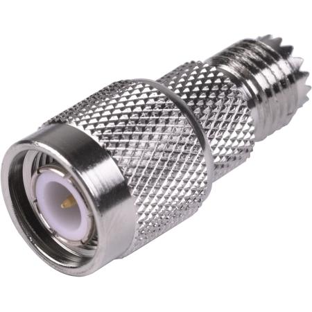 Mini-UHF Female - TNC Male Adapter