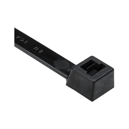Cable Tie,15x3/8 in Black 175 lb. 25 pk