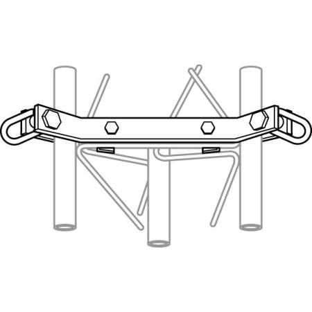 25G guy bracket assembly