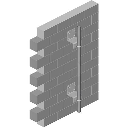 Adjustable Wall Mount for Hollow Walls, 12 in Stand-Off