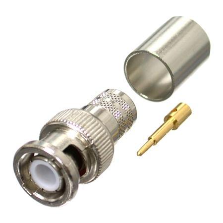 BNC Male Straight Crimp Connector for LMR®-400 Cable