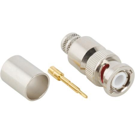 BNC Male Straight Crimp Connector for LMR®-400 and 9913