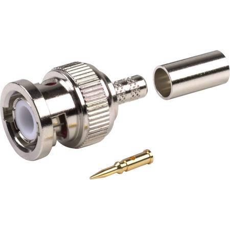 BNC Male Straight Crimp Connector for RG58/U Cable