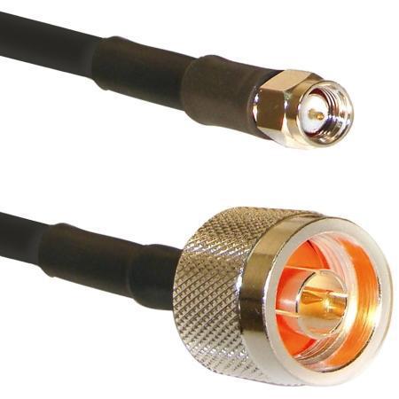 10 ft CU240 Cable Assembly with N Male - SMA Male Connectors