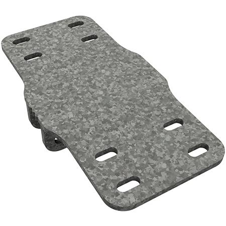 Connecting Panel, Joins 3-4-in OD Round Members to a MagFoot Jacket