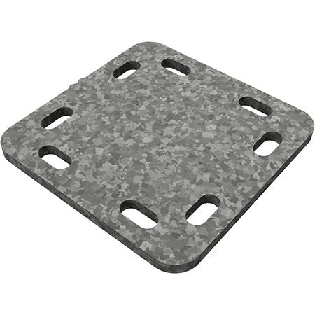 Crossover Plate for Joining 2-3 in OD Round Members