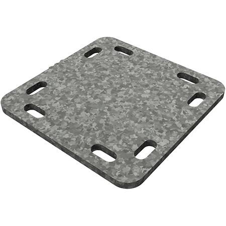 Crossover Plate for Joining 3-4 in OD Round Members