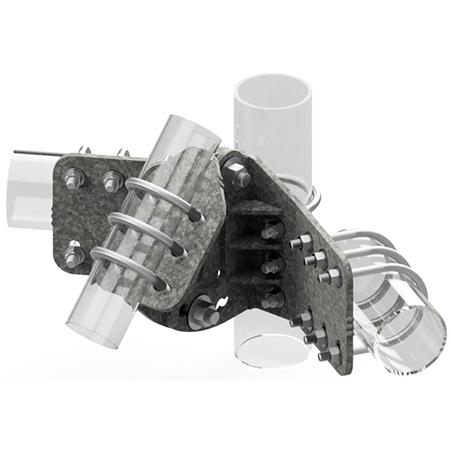 Crossover Vertex Bracket with Adjustable KickerAngle