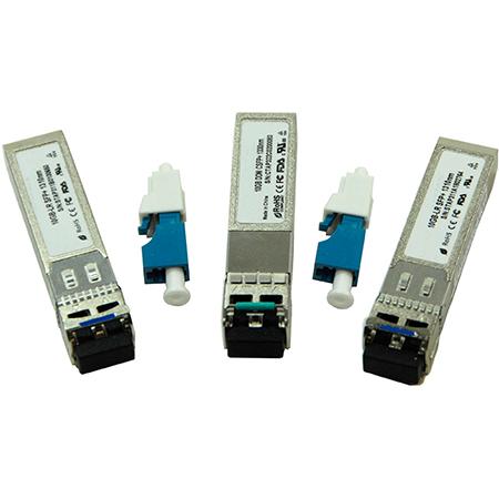 CSFP+ and SFP+ Kit with Optical Attenuators, Up to 20 km
