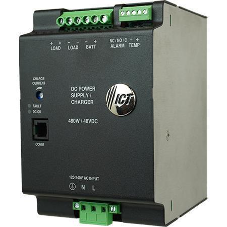 DIN Series Rail Mount DC Power Supply, 480 W, 48 VDC