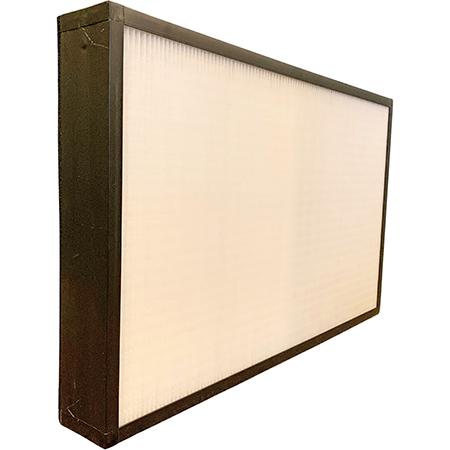 23.5 x 17.5 x 1-7/8 in Merv 14 Filter, Black Plastic Frame