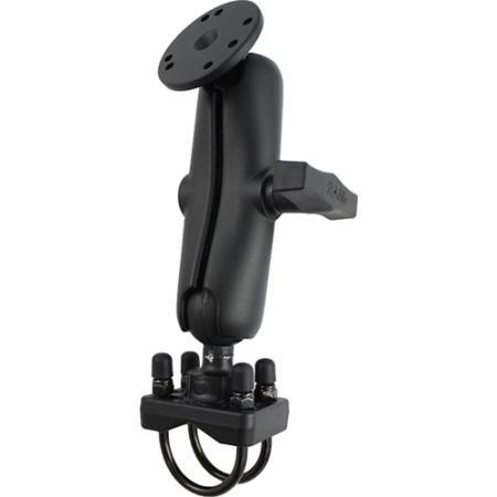 Double U-Bolt Rail Mount for 1.25 in to 1.5 in Pipes