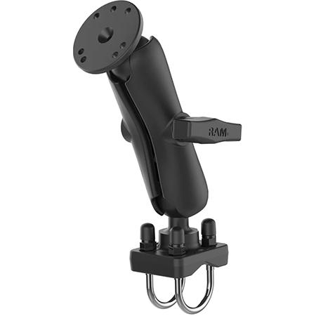 Double U-Bolt Rail Mount for 1 in to 1.25 in Pipes