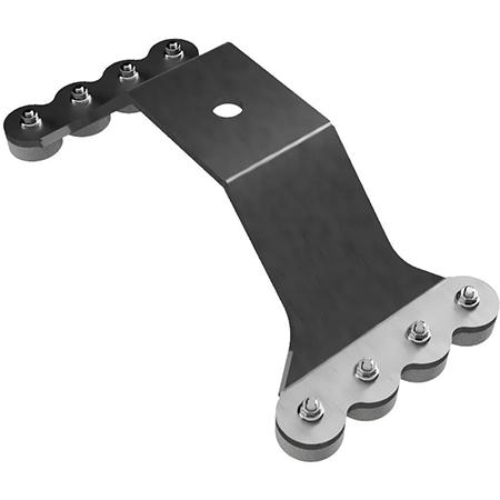 Flat Base Magnetic OPGW Support Bracket, 1 Position, 2 Cables