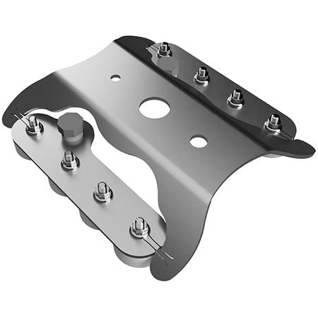 FLEX Base Magnetic Antenna and RRU Cable Support Bracket, 1 Position/2 Cables