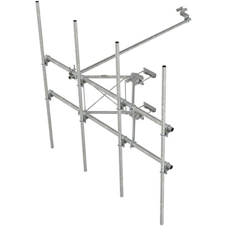 G21HD High Capacity Sector Frame, Includes Four 2.375 in x 96 in OD Antenna Pipes