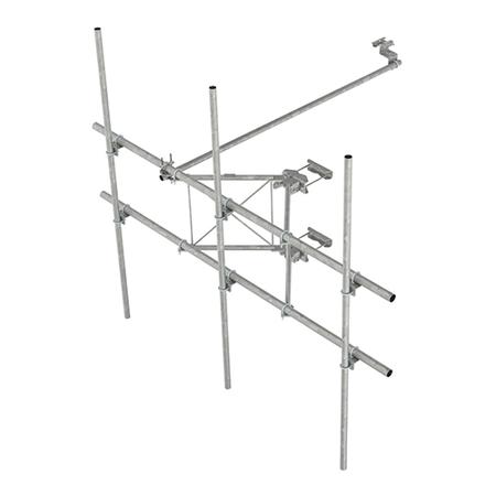 G21HD High Capacity Sector Frame, Includes Three 2.375 in x 96 in OD Antenna Pipes