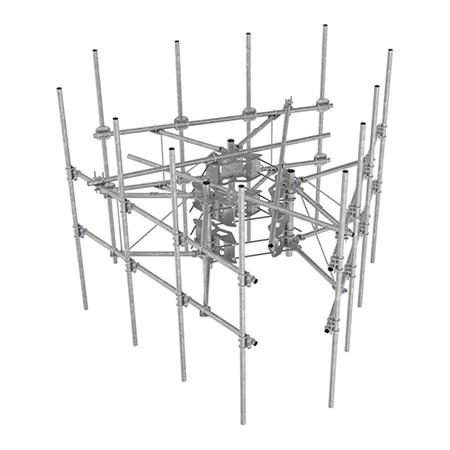 G22 High Capacity 3-Sector Monopole Frame, 12 ft 6 in Face