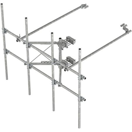 G23HDX High Capacity Sector Frame, Include Four 2.88 in OD x 126 in Antenna Pipes