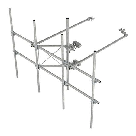 G23RHDX Tower Sector Frame with Spine Extension, 14.5 ft x 2.88 in OD Face Pipes