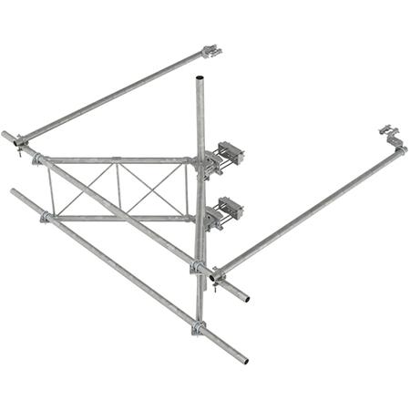 G23RHDXL PIM Optimized Spacing High Capacity Sector Frame, 2-7/8 in OD x 12.5 ft Face, No Antenna Pipes