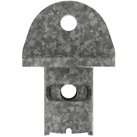 Pivoting Interface for Round Structural Members, Galvanized Steel