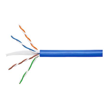 GigaSPEED XL® 3071 ETL Verified Cat 6 U/UTP LSZH Cable, Blue Jacket, 4-Pair, 1000 ft