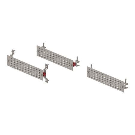 1/4 x 4 x 20 in Galvanized Steel Ground Busbar Kit
