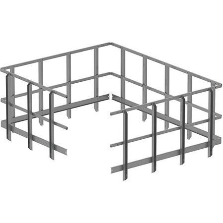 Handrail Kit for EQP Series 8 x 12 ft Equipment Platforms