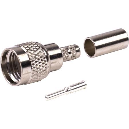 Mini-UHF Male Straight Crimp Connector for RG-58/U