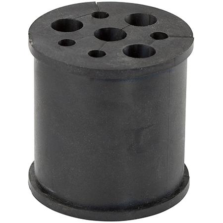 Grommet with 4x 6 mm and 4x 9 mm Holes for 1-5/8 in SnapStack or Click-on Hanger