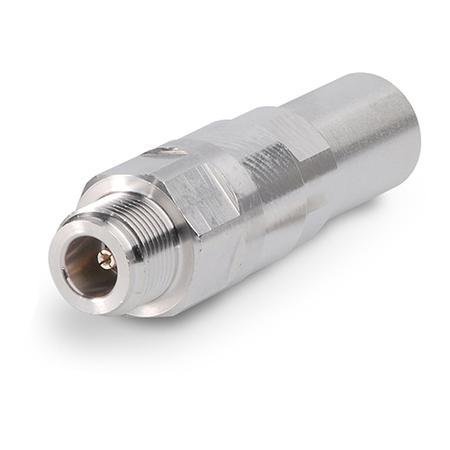 N Female Positive Stop™ for 1/2 in HELIAX® AL4RPV-50, LDF4-50A, and HL4RPV-50 Cable