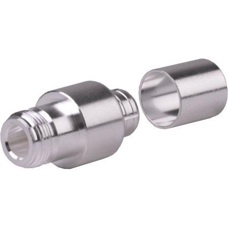 N Female Straight Crimp Connector for LMR®-600 Cable