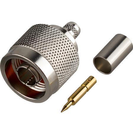N Male Crimp Connector for RG-8/X Cable