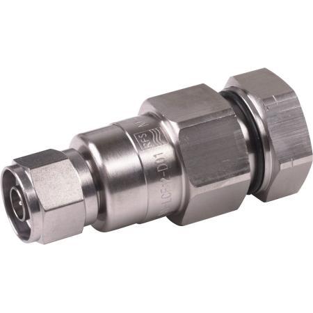 N Male OMNI FIT™ Premium Straight Connector for 1/2 in Coax Cable
