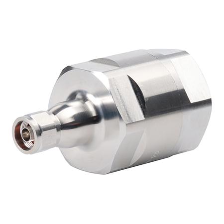 N Male Positive Stop™ Straight Connector for 1-5/8 in HELIAX® Cable