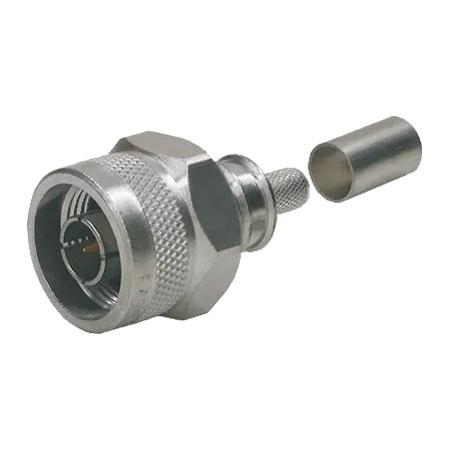 N Male Straight EZ-Style Connector for LMR®-240 Cable