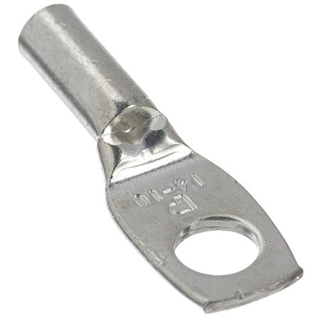 One-Hole Straight Tongue Copper Compression Lug for #10 Wire and 1/4 in Hardware