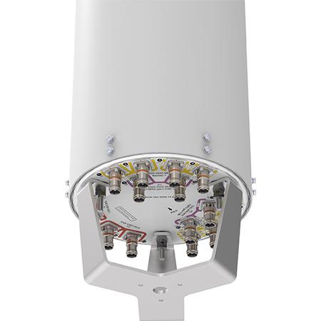 Outdoor Multiband Small Cell Antenna with 16x 4.3-10 Female Connectors