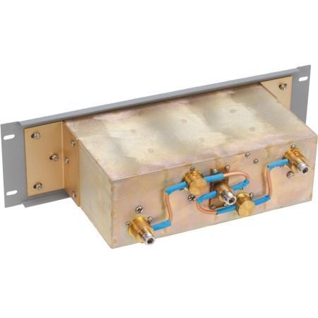 440 - 512 MHz 4-Cavity Pass-Notch Antenna Duplexer, N Female Connectors, Factory Tuned