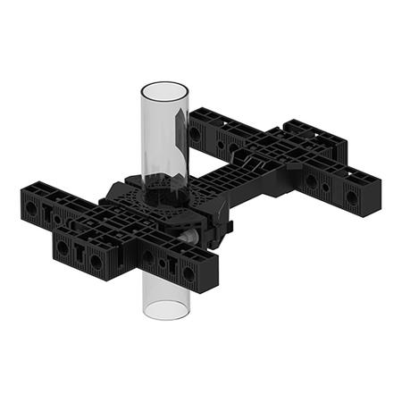 PIM-Guard® 18-Position Polymer Cable Support Bracket for Antenna and RRU, 6 Per Pack