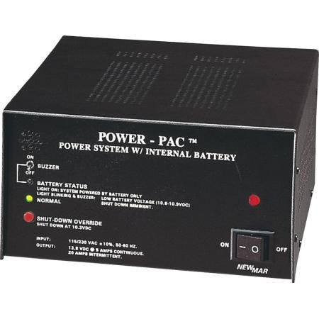 Power-Pac 12 VDC Power Supply with Built-In 7 Ah Battery Backup