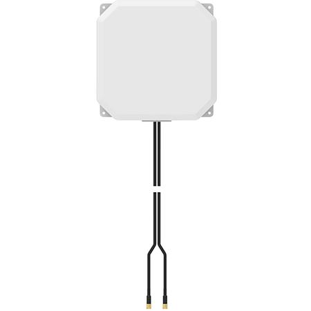 ProSig Tri-Band High Gain 2x2 MIMO Panel Antenna with 2x RPSMA Male Connectors, Wi-Fi 6E 