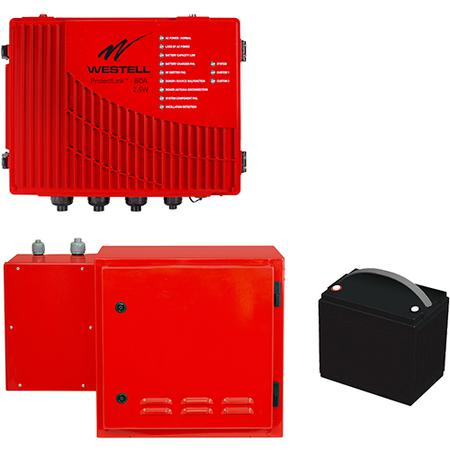 ProtectLink™ Class A/B 2.5W UL 2524 Public Safety BDA, BBU, and 12-Hour Backup Battery Kit