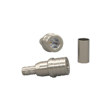 QMA Male Straight Crimp Connector for RG58 Cable