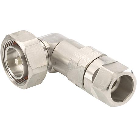 RA 7/16 DIN Male Positive Stop™ Connector for HELIAX® 1/2 in LDF4-50A Coax Cable