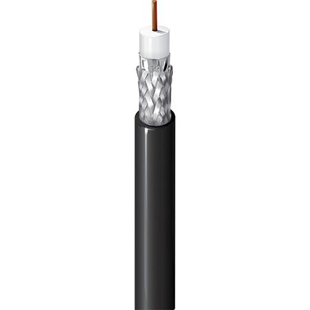 RF240 50 Ohm Wireless Transmission Coax Cable in Black, 1000 ft