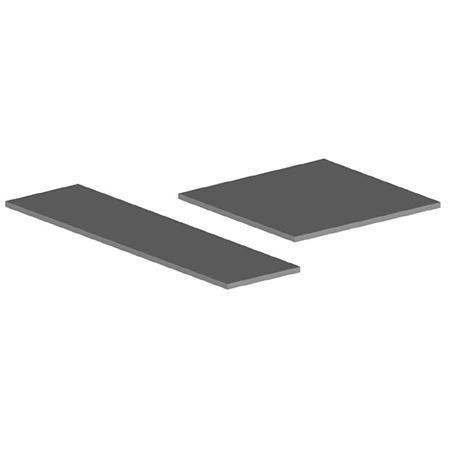 Rubber Sleeper Pad, 4 in x 1/4 in x 10 ft Roll 